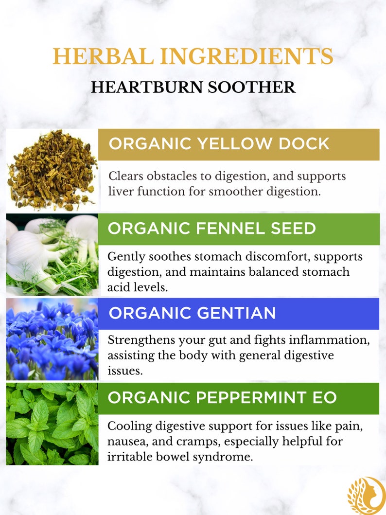 Fast Acid Reflux Ease Tincture All Natural Feel Cooling Soothe in