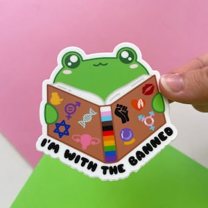 I&#39;m with the banned matte vinyl sticker