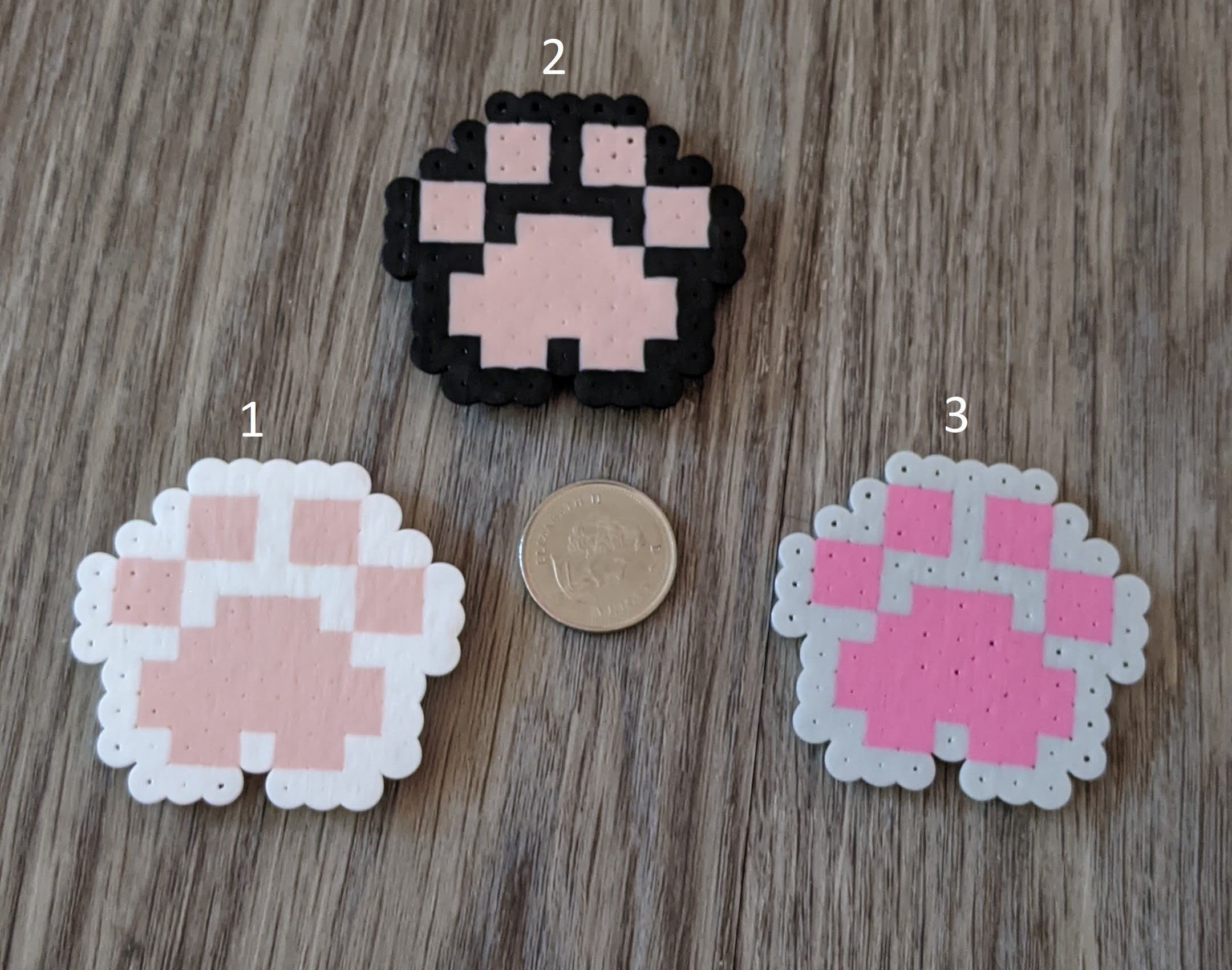 Paw Print Perler Fuse Bead Ideas Perler Beads Perler Bead Templates