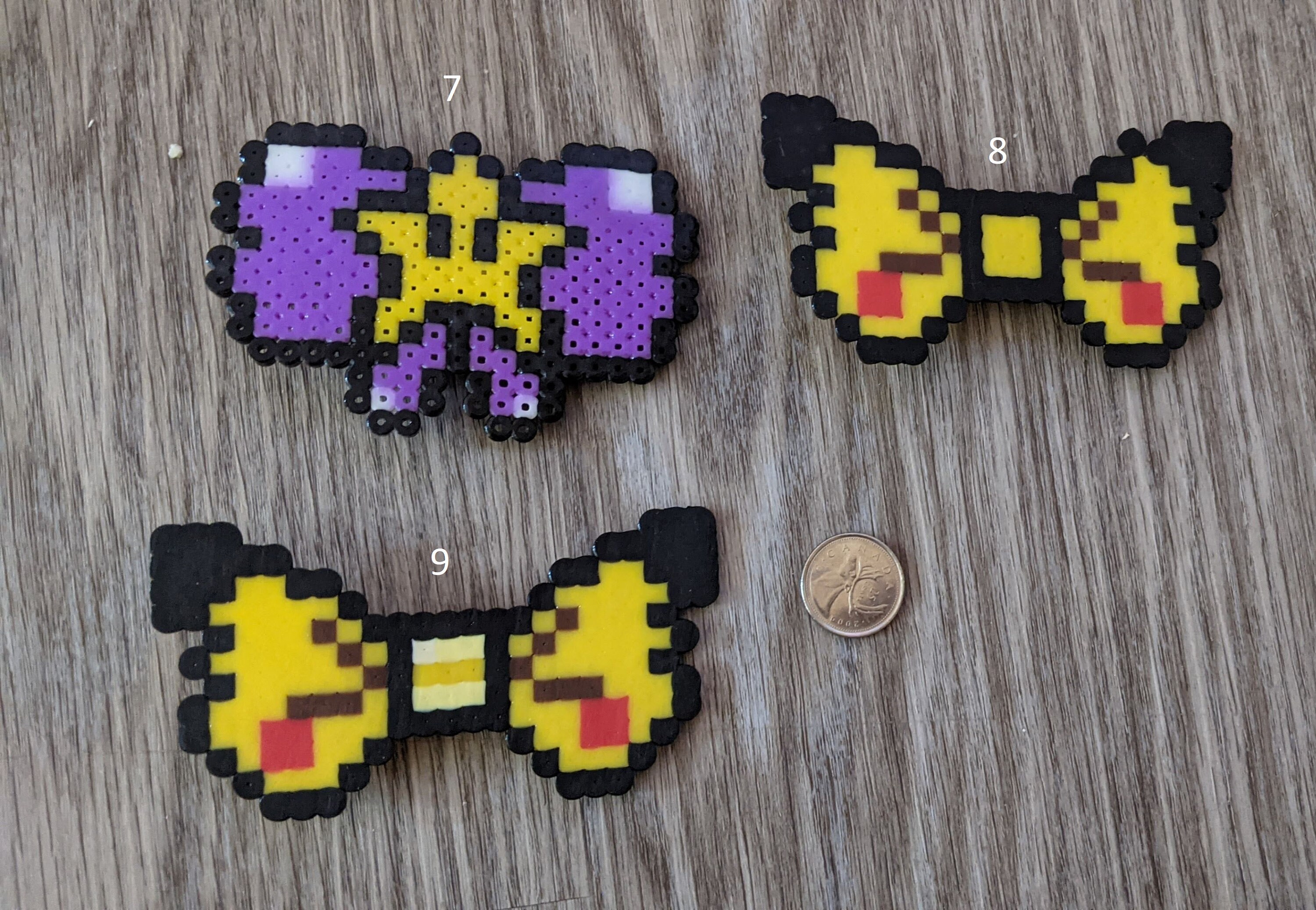 Medium Perler Bead Hair Clip Etsy