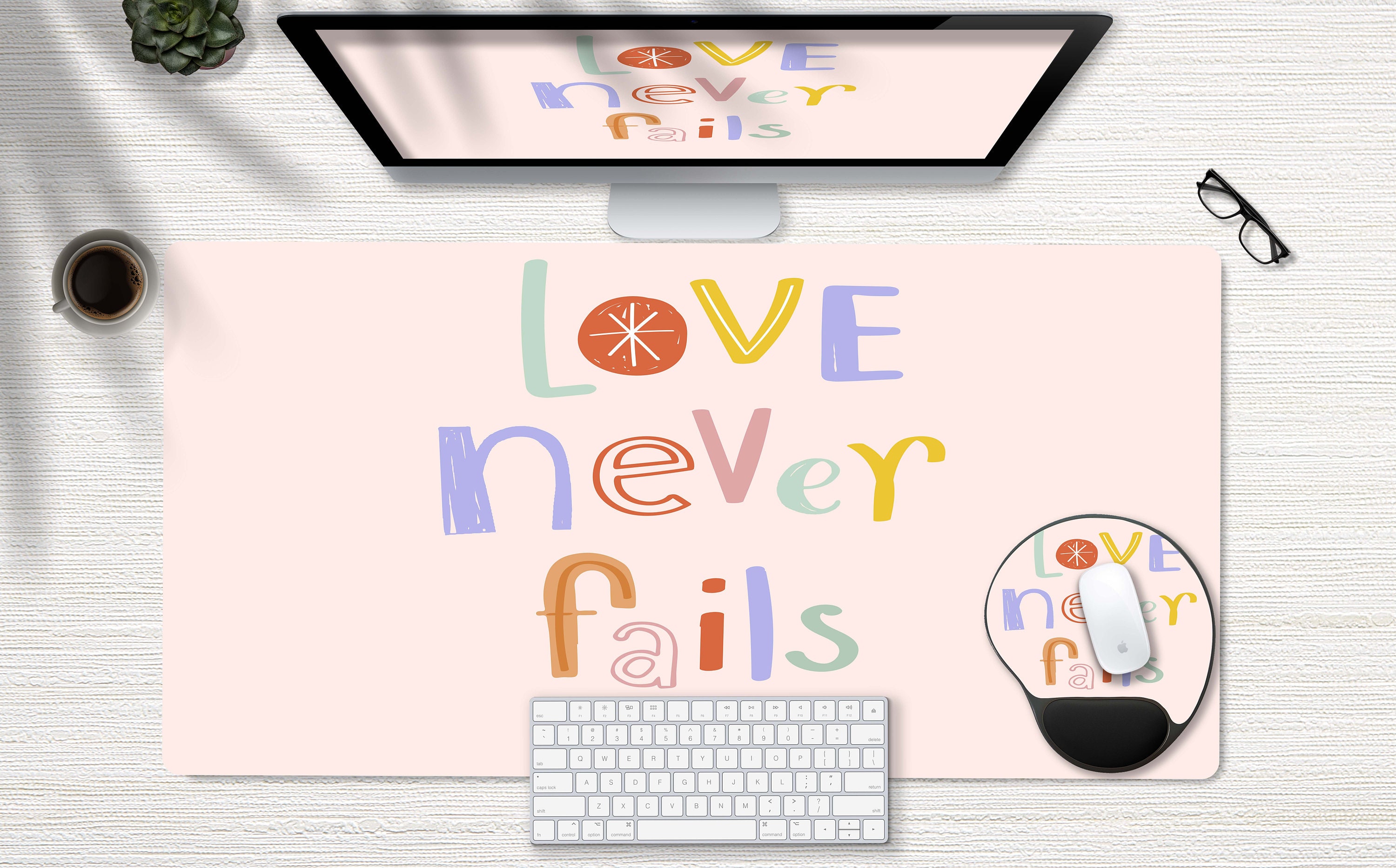 Pink Desk Mat Cute Desk Mat Desk Mat Extra Large Mouse Pad Etsy