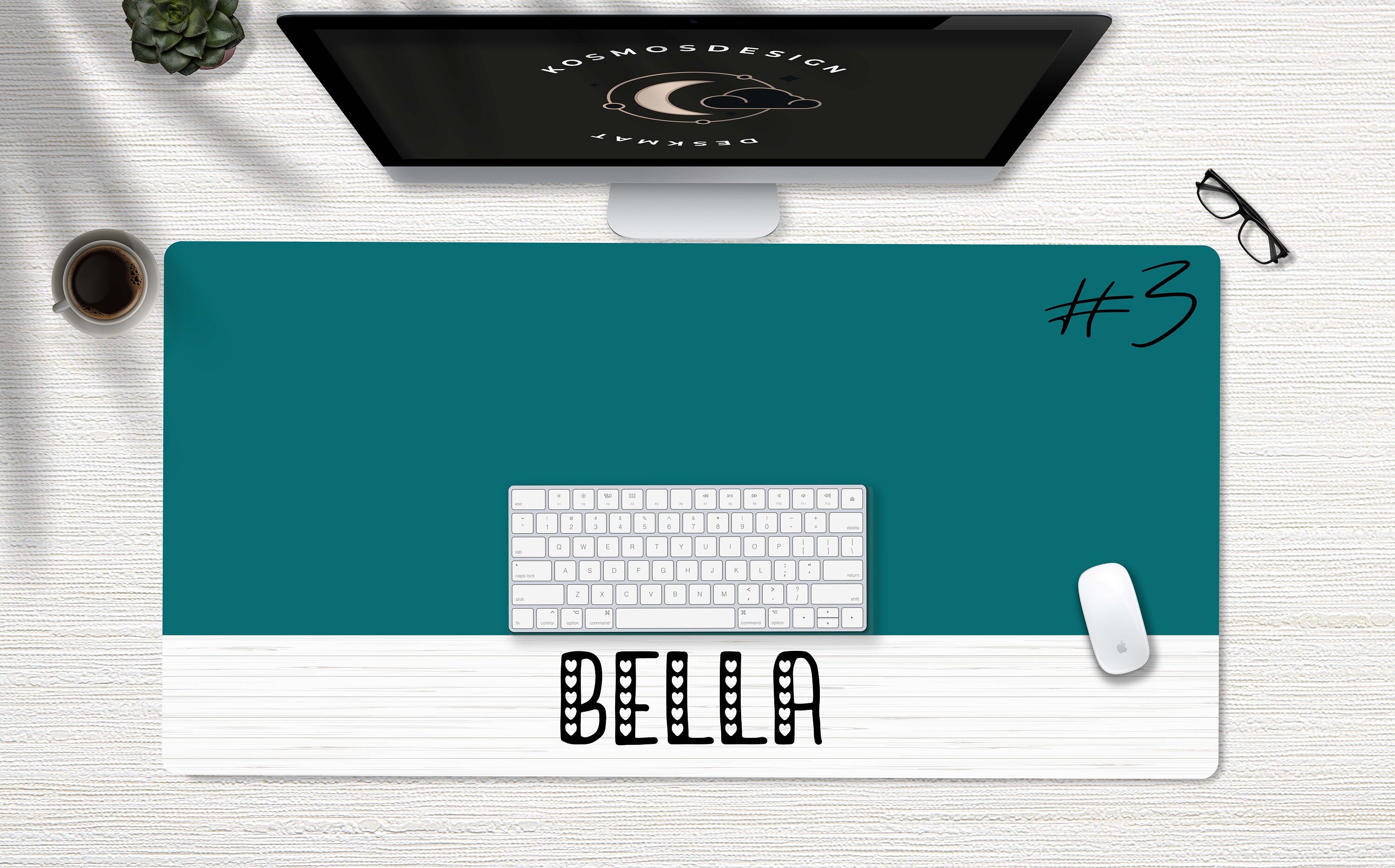 Customized Desk Mat Personalized Desk Mat Custom Desk Mat Etsy