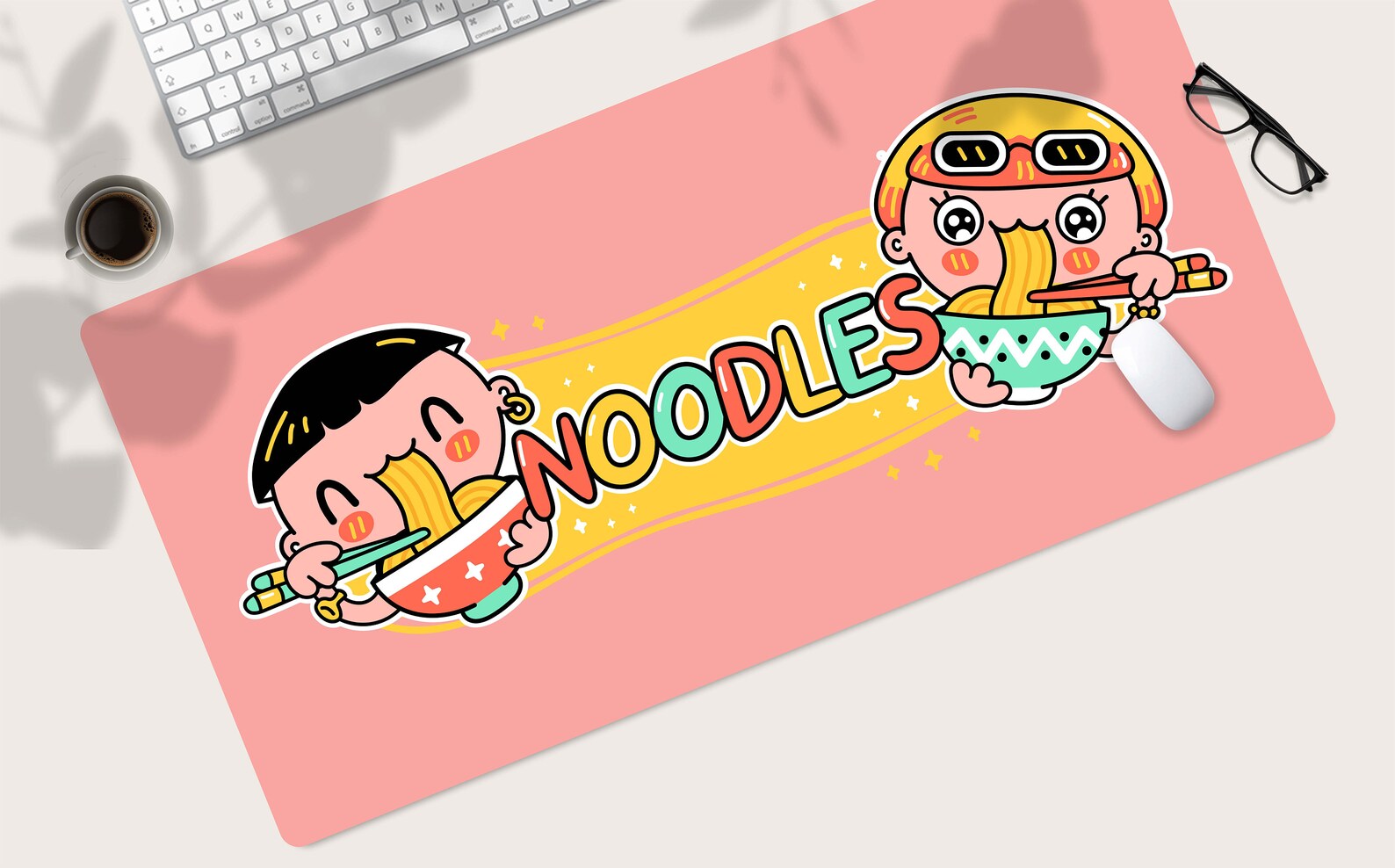 Japanese Desk Mat Kawaii Desk Mat Desk Mat Cute Anime Desk Etsy