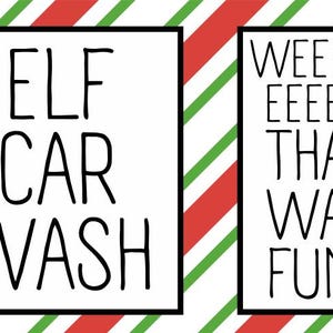 Elf Signs for Christmas Time - Set 2 - Instant Download - Etsy