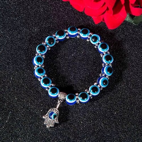 Evil Eye Bracelet Mal De Ojo Malfortune Repellent Etsy