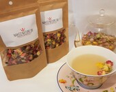 Herbal Tea-FREE Bath Salt Gifts-Crystal Infuser-Energising-Soothing-Calming-Relaxing-Christmas-Gift-Noel