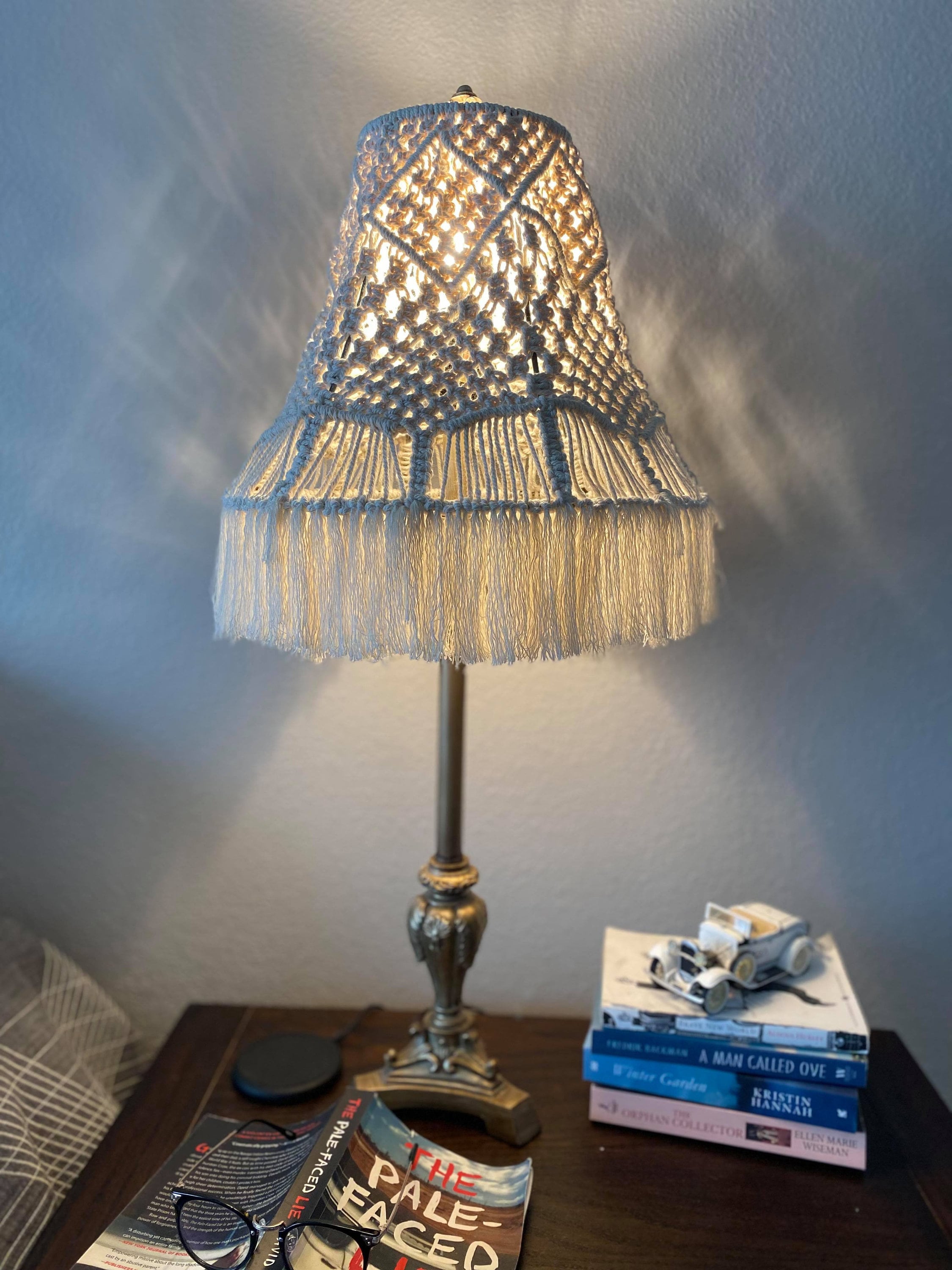 Handmade Boho Macrame Lamp Shade Etsy