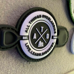 3.5&quot; 3D PVC All Things Overlanding Patch (velcro backed)