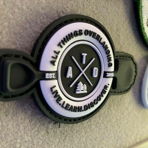 3.5" 3D PVC All Things Overlanding Patch (velcro backed)