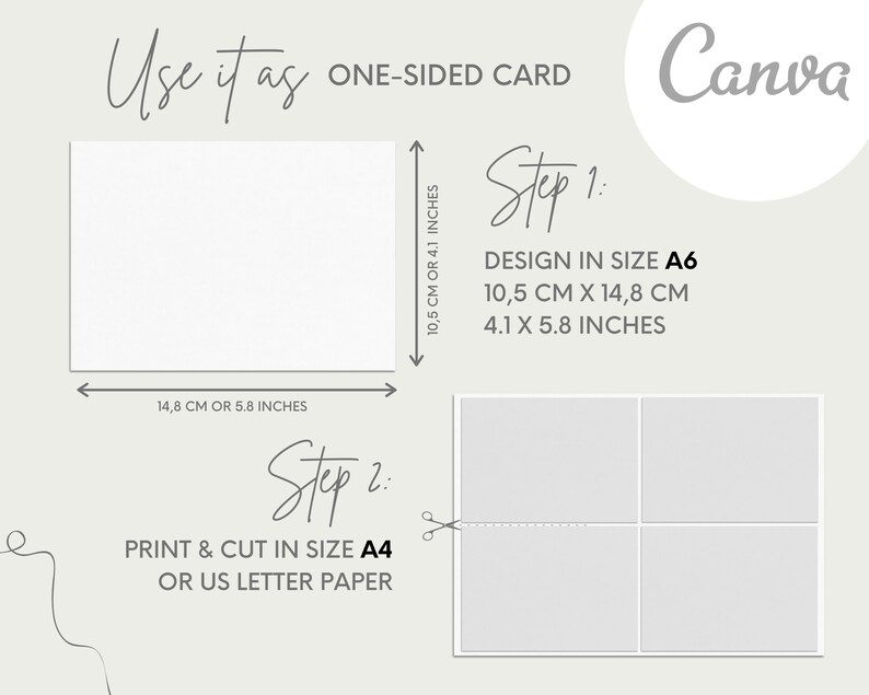 Editable &amp; Printable One-sided Gradient Thank You Card for | Etsy