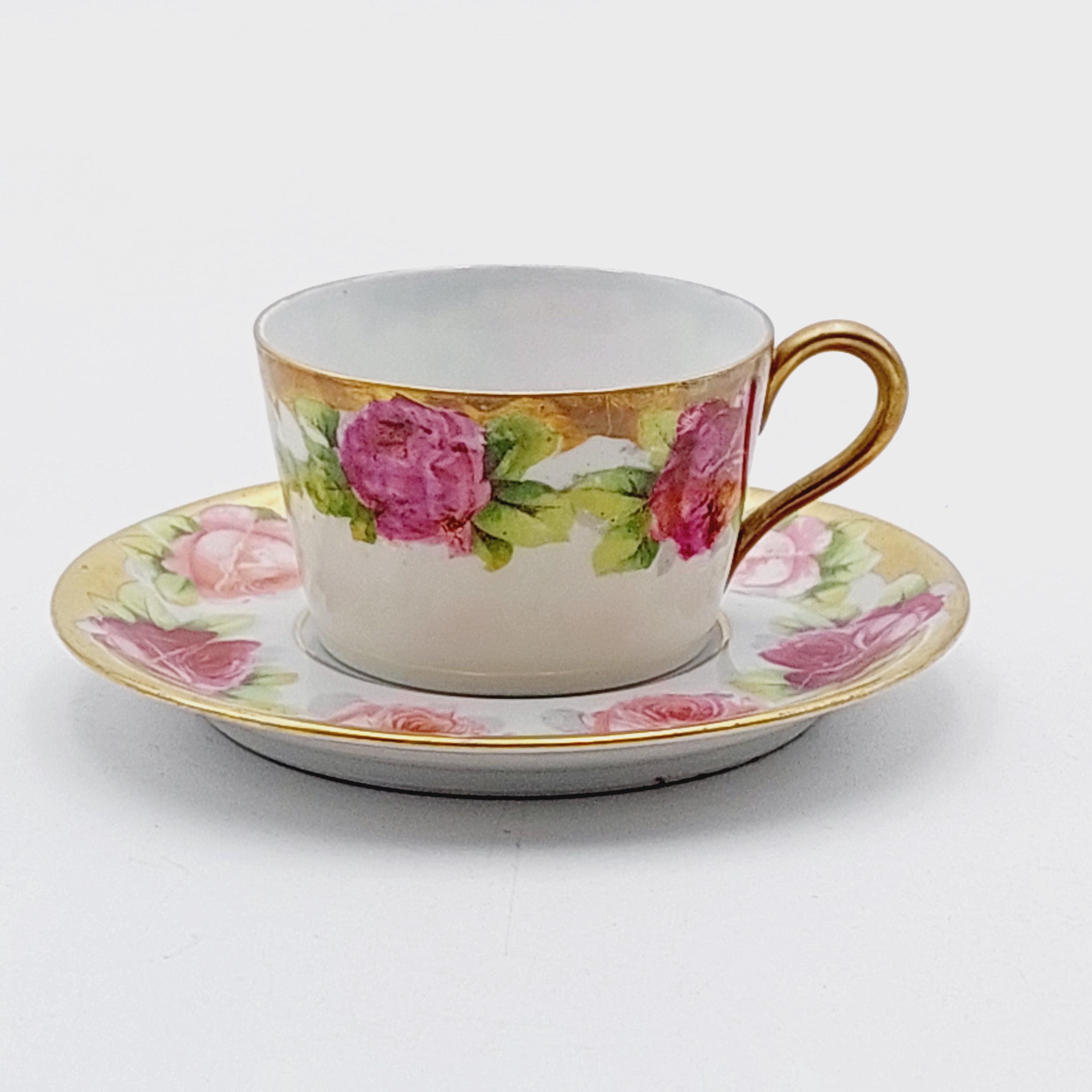 1898-1935 FRAUREUTH(ドイツ)　アンティークデミタス Fraureuth Cup - Etsy