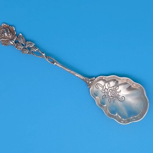Hildesheimer Rose Spoon Cream Spoon 835 Silver selling #S004