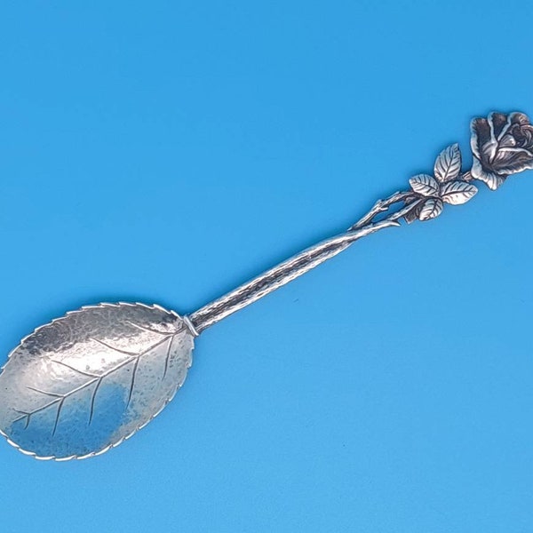 Hildesheimer Rose Spoon Cream Spoon 800 Silver #S013