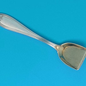 Art Nouveau Wellner salt spoon silver-plated 90s sweetener spoon #032