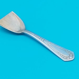 Colher de sal Art Nouveau WMF 400 florzinhas colher de adoçante banhada a prata #039