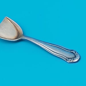 Art Nouveau Salt Spoon WMF 100 Silver Plated Sweetener Spoon #042