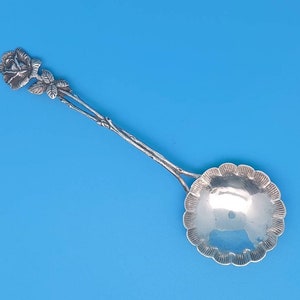 Hildesheimer Rose Spoon Cream Spoon 835 Silver #S011