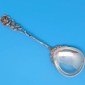 Hildesheimer Rose Spoon Cream Spoon 835 Silver #S010