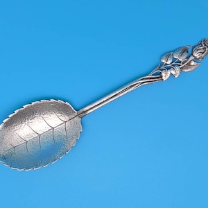 Hildesheimer Rose Spoon Cream Spoon 800 Silver #S008