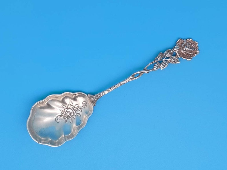 Hildesheimer Rose Spoon Cream Spoon 835 Silver selling #S004
