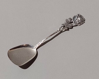 Hildesheimer - Rose sugar spoon silver-plated 90s sugar lifter #005