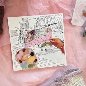 Painting New York City Print | Mini Art Print