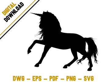 Download Simple Unicorn Svg Etsy