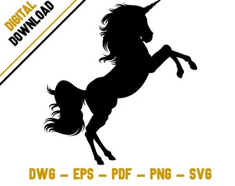 Download Simple Unicorn Svg Etsy