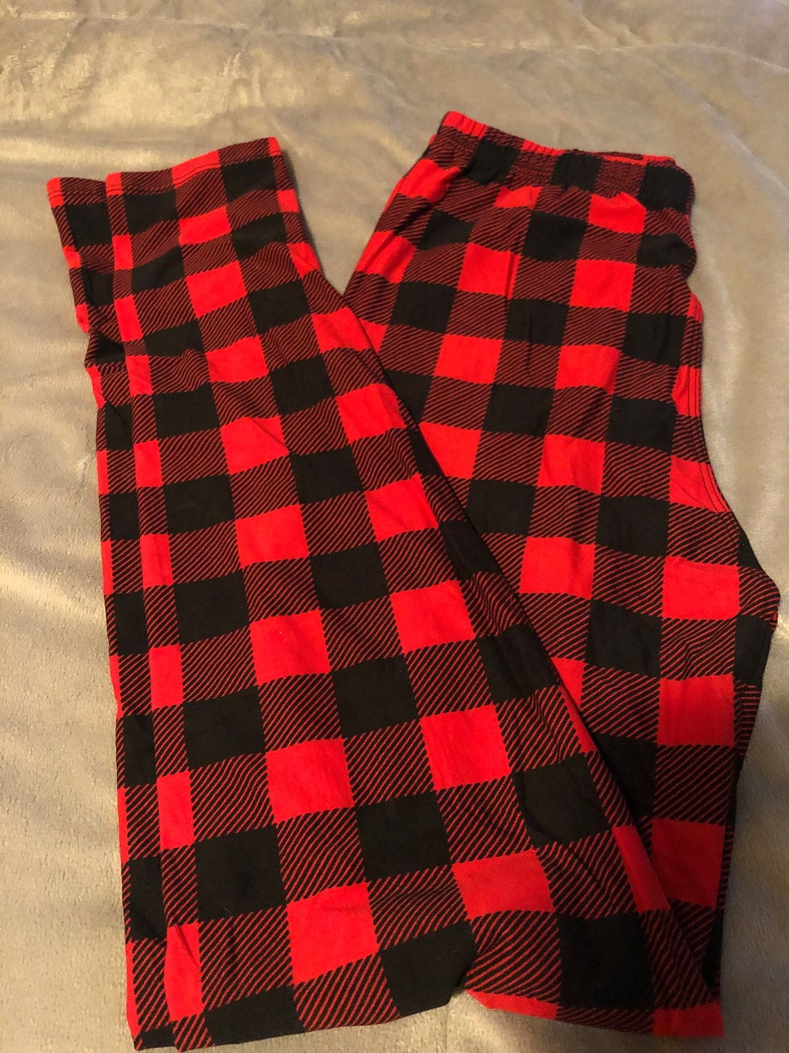 Classic Buffalo Plaid Leggings | Etsy