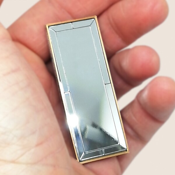 1:24 scale dollhouse floor mirror in 4 colours