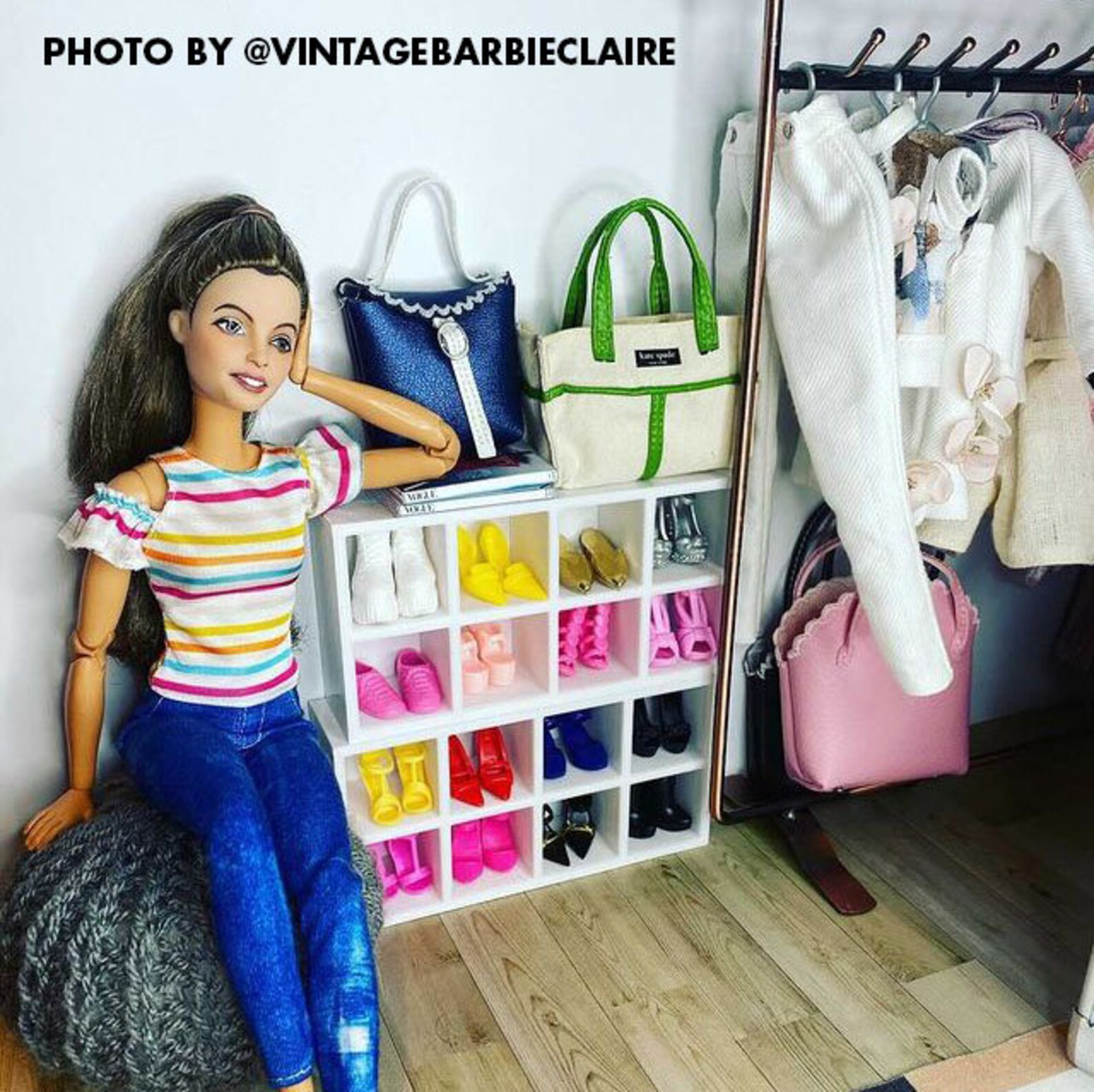 112 Scale Dollhouse Cube Shelf Storage Unit Etsy