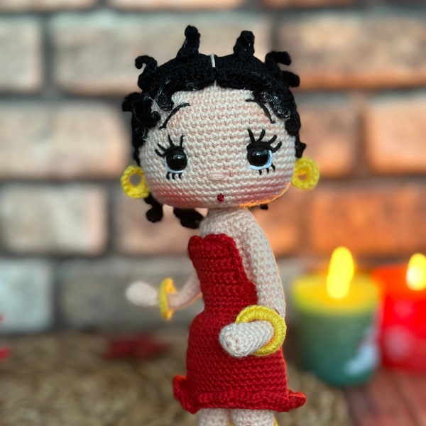 Crochet Pattern Betty Boop The Doll, Amigurumi Doll Pattern, Crochet Doll Pattern, English Pdf