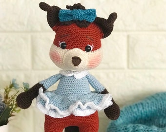 Crochet Pattern Nunu The Fox, Amigurumi Fox Pattern, Crochet Fox Pattern, English Pdf