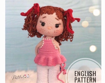 Crochet Pattern Naz The Doll, Amigurumi Doll Pattern, Crochet Doll Pattern, English Pdf