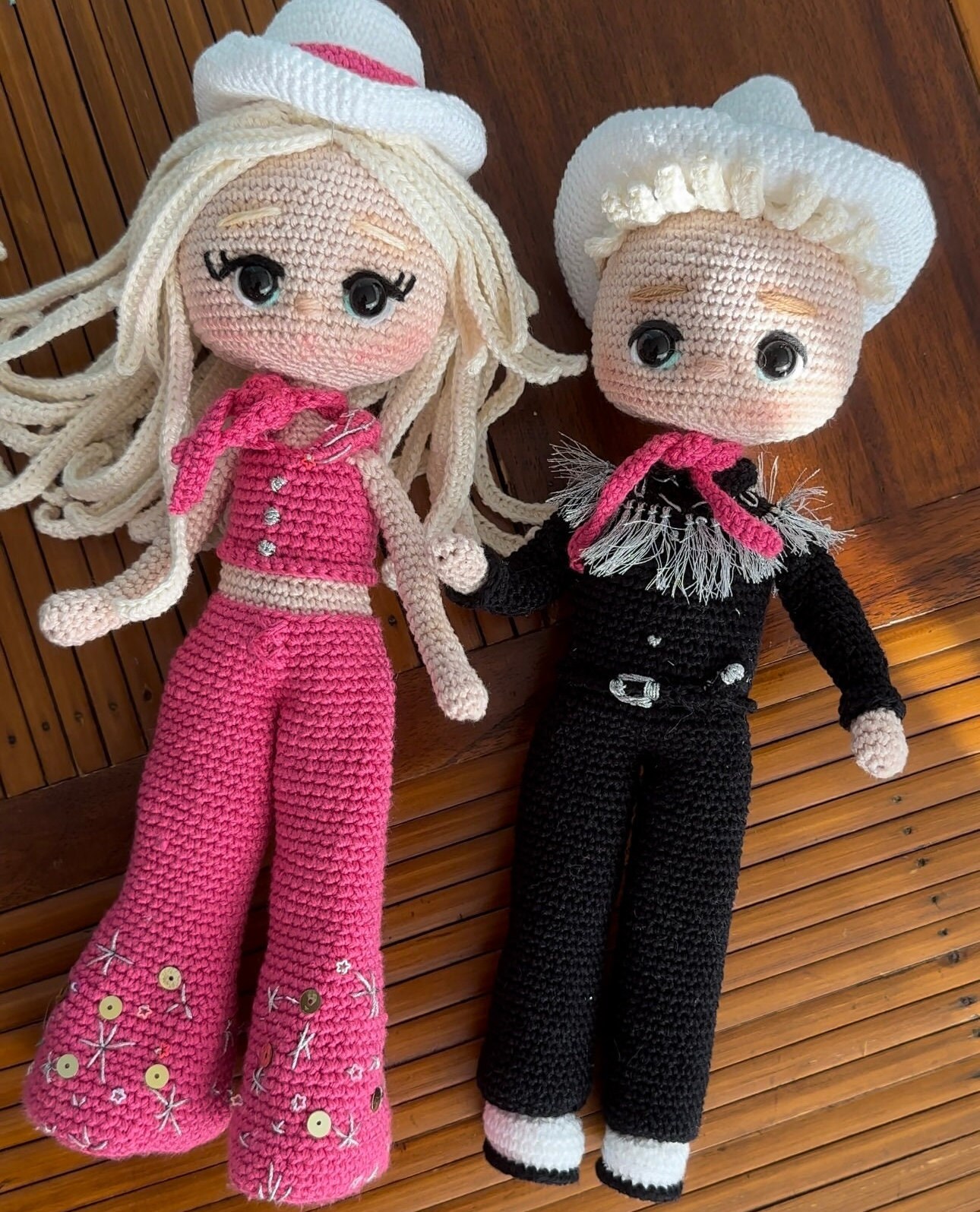 Barbie amigurumi, Crochê