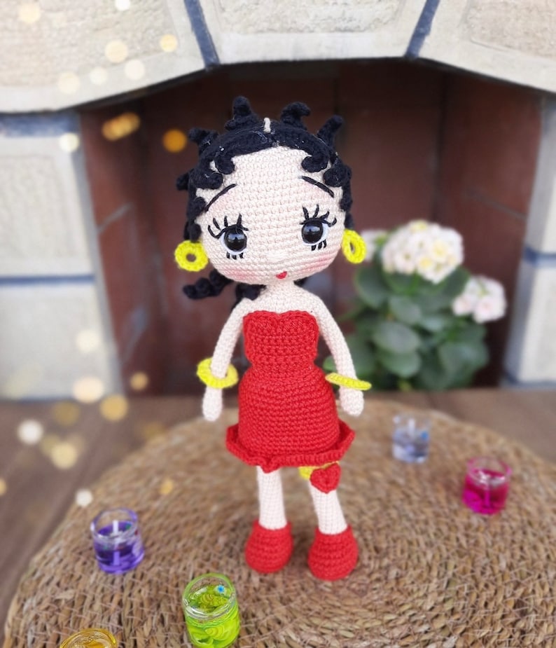 Crochet Pattern Betty Boop The Doll, Amigurumi Doll Pattern, Crochet Doll Pattern, English Pdf image 8