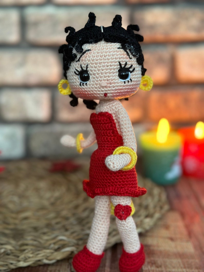 Crochet Pattern Betty Boop The Doll, Amigurumi Doll Pattern, Crochet Doll Pattern, English Pdf image 1