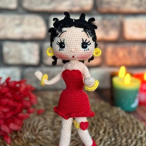 Crochet Pattern Betty Boop The Doll, Amigurumi Doll Pattern, Crochet Doll Pattern, English Pdf image 7