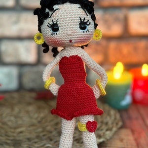 Crochet Pattern Betty Boop The Doll, Amigurumi Doll Pattern, Crochet Doll Pattern, English Pdf image 4