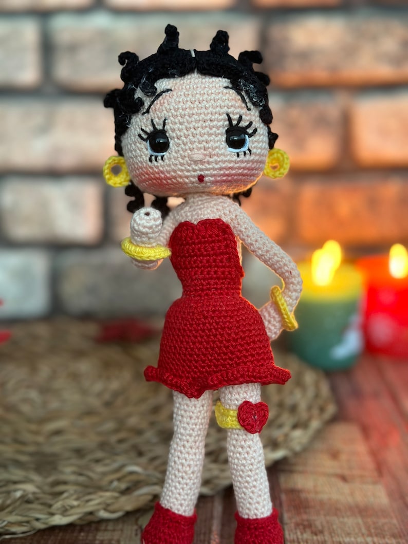 Crochet Pattern Betty Boop The Doll, Amigurumi Doll Pattern, Crochet Doll Pattern, English Pdf image 3