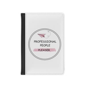 Professional People Pleaser Passport Cover | Paper Plane Design
