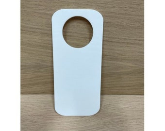 Acrylic Door Hanger Blank Sign - Style 3