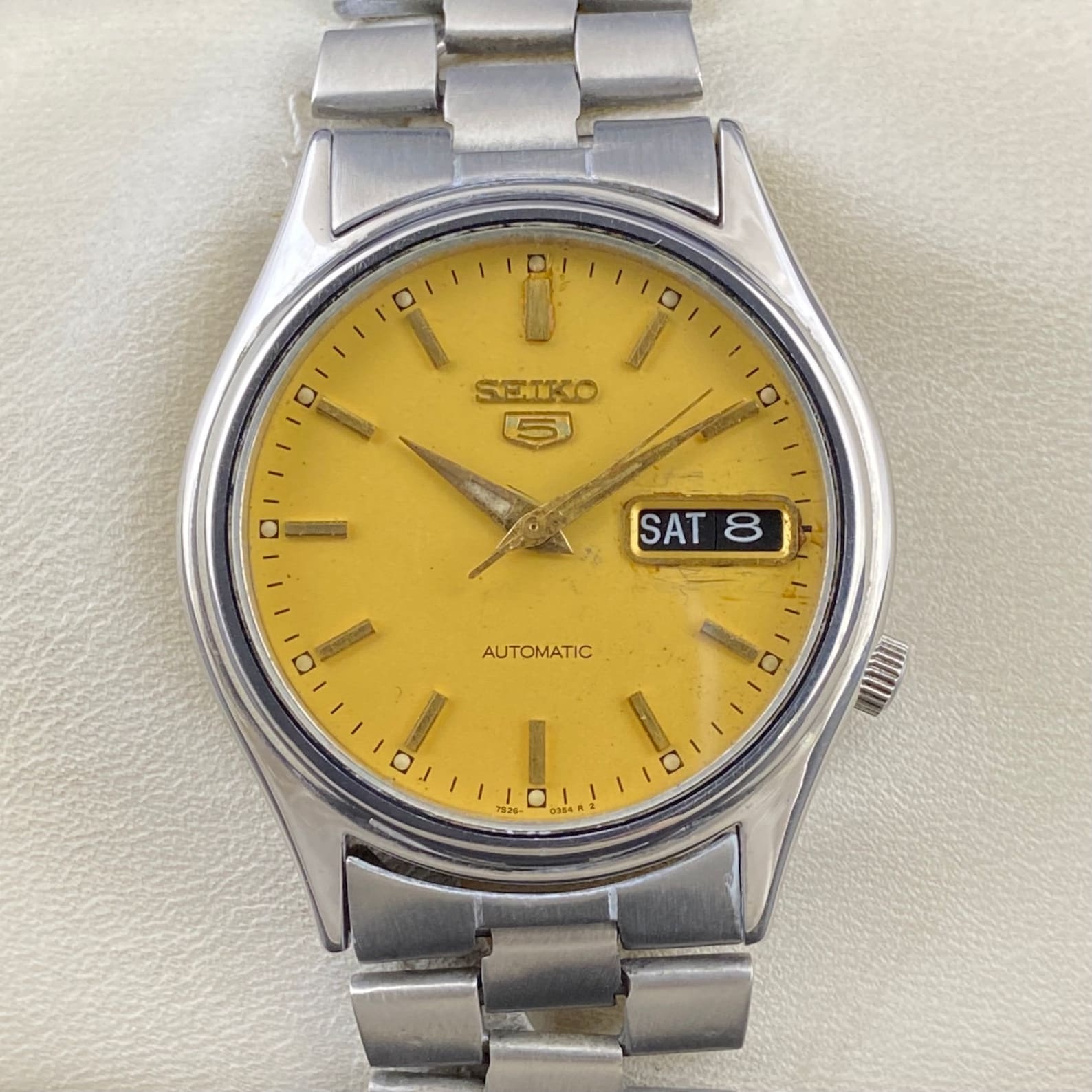 Vintage Seiko 5 Automatic 21 Jewels DAYDATE Cal. 7S26A Etsy