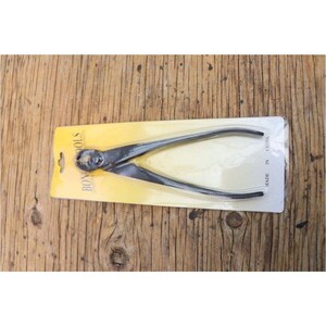 May include: Black wire cutters packaged on a yellow and white card with the text "BON TOOLS" and "MADE IN CHINA".