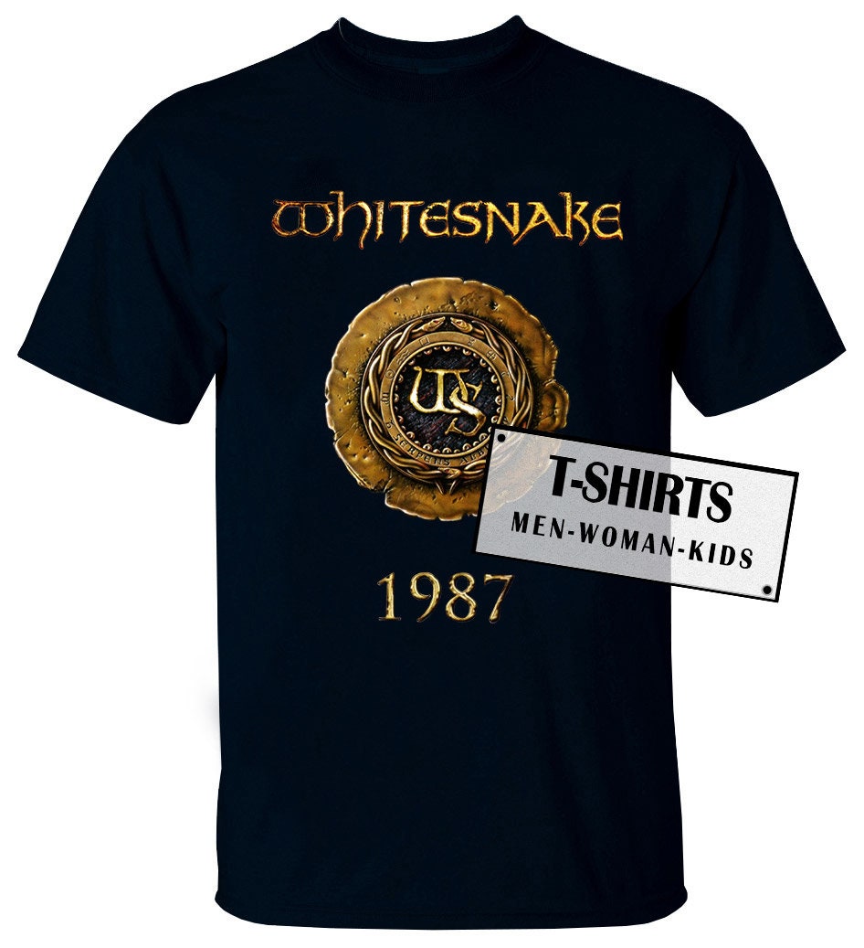 Whitesnake 1987 music Men Printed T Shirt S M L XL 2XL 3XL 4XL | Etsy
