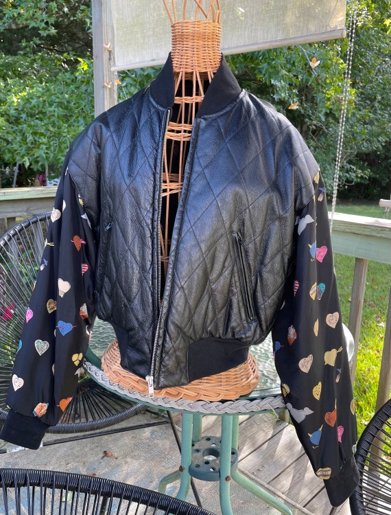 Silk vintage bomber jacket - Gem