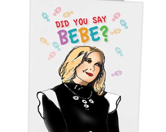 Bebe Card Etsy