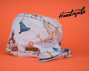 Handmade Harry Potter Icons Surgical Cap: Cotton Doctor Scrub Cap