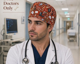 Orthopedic Scrub Cap – Bone Surgery Cap – Orthopedic Surgeon Gift – Ortho Nurse Cap – Medical Surgical Cap – Cotton Scrub Hat