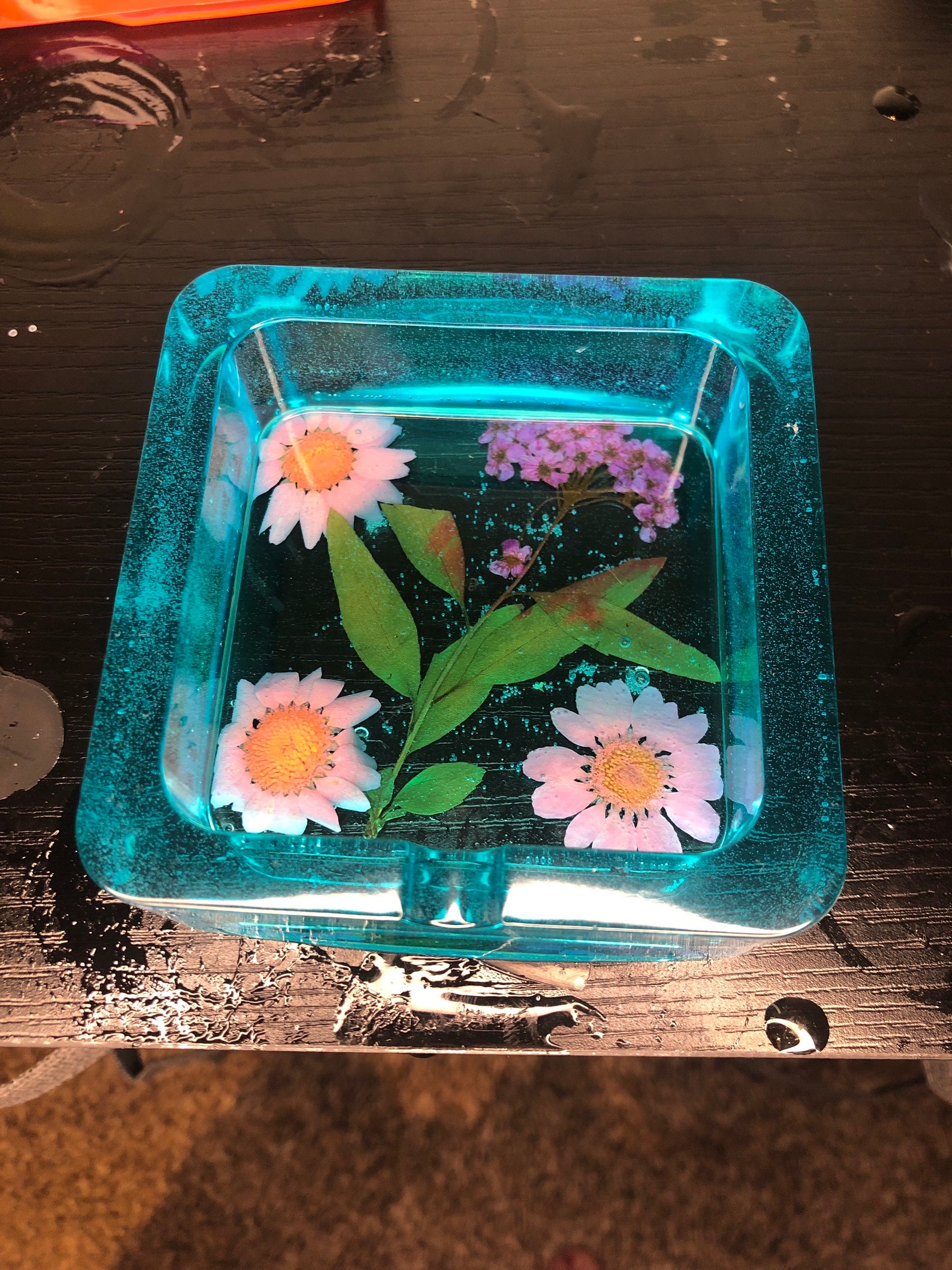 Custom resin ashtrays Etsy
